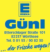EDEKA Günl, Etterschlagerstraße 101, 82237 Wörthsee Supermarkt
