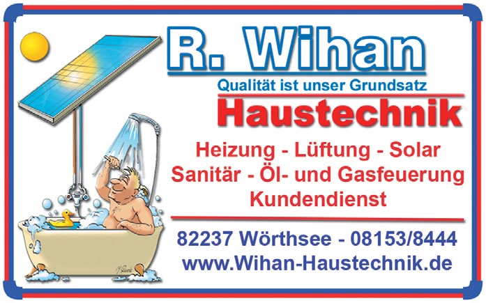 Robert Wihan Haustechnik in Wörthsee - Heizung, Sanitär, Solar